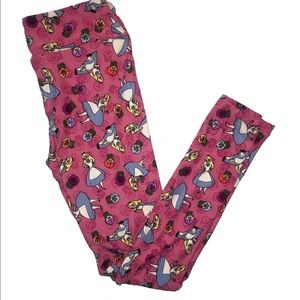 LuLaRoe Alice in Wonderland Leggings